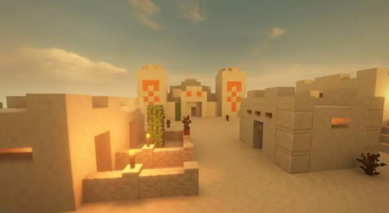 Minecraft Desert Village Te
