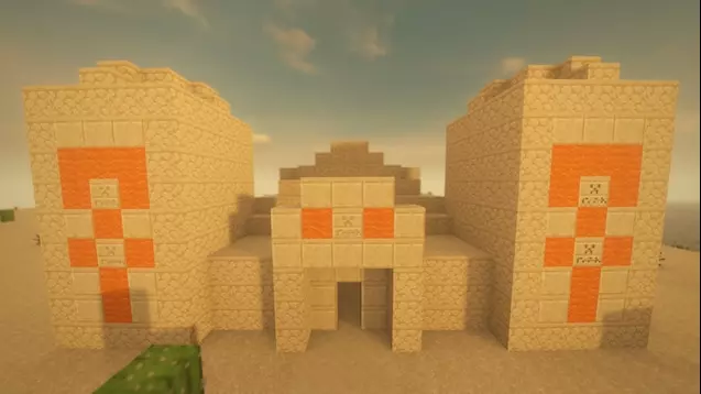 Minecraft Desert Village - деревня в пустыне