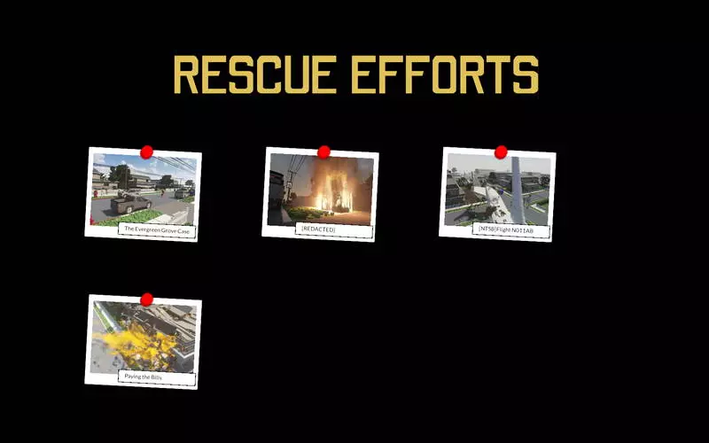 Rescue Efforts Contest Map - карта спасательных работ