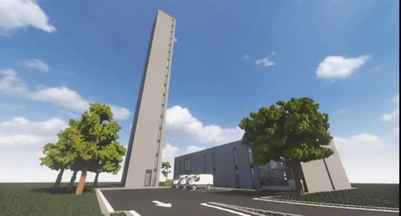 Lift Test Tower Teardown